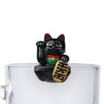 thumbnail image 6 of Mini Lucky Money Cats Figurine Hanging Cup Rim DIY Landscape Table Ornament, 6 of 6