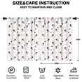 thumbnail image 2 of Blackout Kids Curtains,White Cow Cow Head Pattern Childrens Insulated Curtains Set Of 2,Bedroom Essentials,Toddler Room Decor 42x54in(106x137cm), 2 of 5