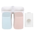 thumbnail image 1 of OUNONA Toothpaste Toothbrush Storage Rack Resistente A Altas Temperaturas Montaje Sin Clavos Color Surtido, 1 of 7