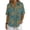 Army Green B, variant on Women Blouses Short Sleeve Collared V-Neck Button Down Shirt Summer Casual Work Polka Dots Plus Size Tops