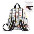 thumbnail image 5 of FORMRS School Backpack with Front Zippered Pocket 12" Student Travel Daypack, Colorful Cartoon Fish Pattern, 5 of 6