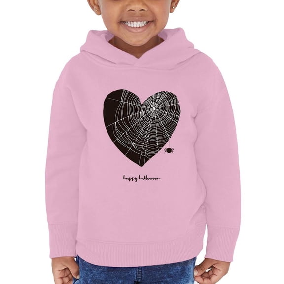 Heart With Cobweb Hoodie Toddler -Image by Shutterstock, 2 Toddler