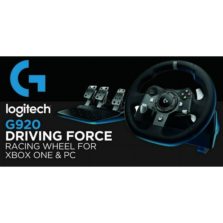 Logitech G920 Driving Force Racing Wheel - Black (941-000121) for