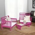 thumbnail image 3 of Dream On Me 3 in 1 toddler bed convertible Kit, Fuchsia Pink, 3 of 7