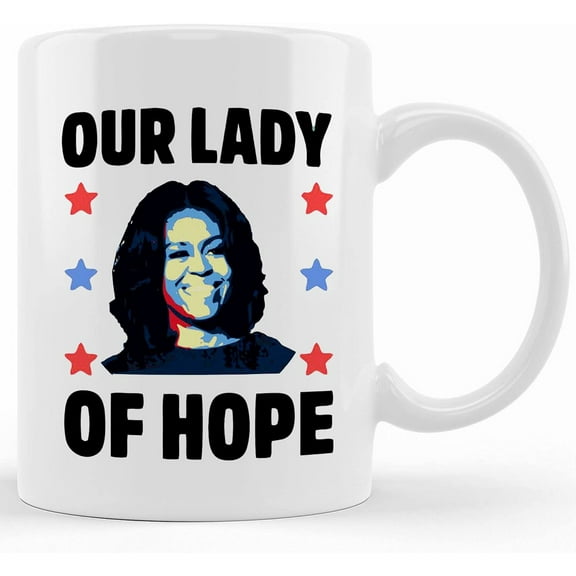 Michelle Obama Michelle Obama Mug Obama Becoming Documentary, Ceramic Novelty Coffee Mug, Tea Cup, Gift Present For Birthday, Christmas Thanksgiving Festival, 11oz Sarcasm With
