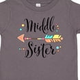 thumbnail image 4 of Inktastic Middle Sister- Dots and Arrow Girls Toddler T-Shirt, 4 of 5