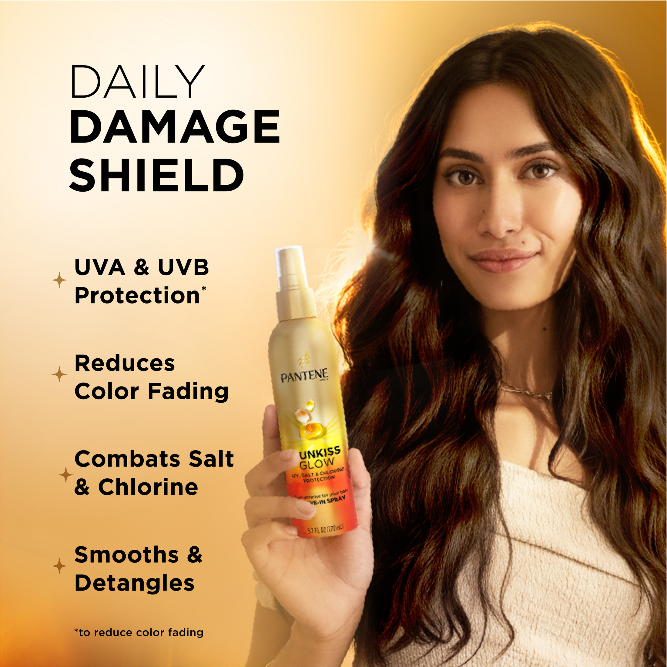 Pantene Sunkiss Glow UV Protection Spray Leave-In Conditioner photo 3