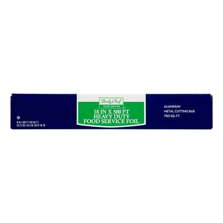 Heavy Duty Foil - Daily Chef Heavy Duty Foodservice Aluminum Foil, 18