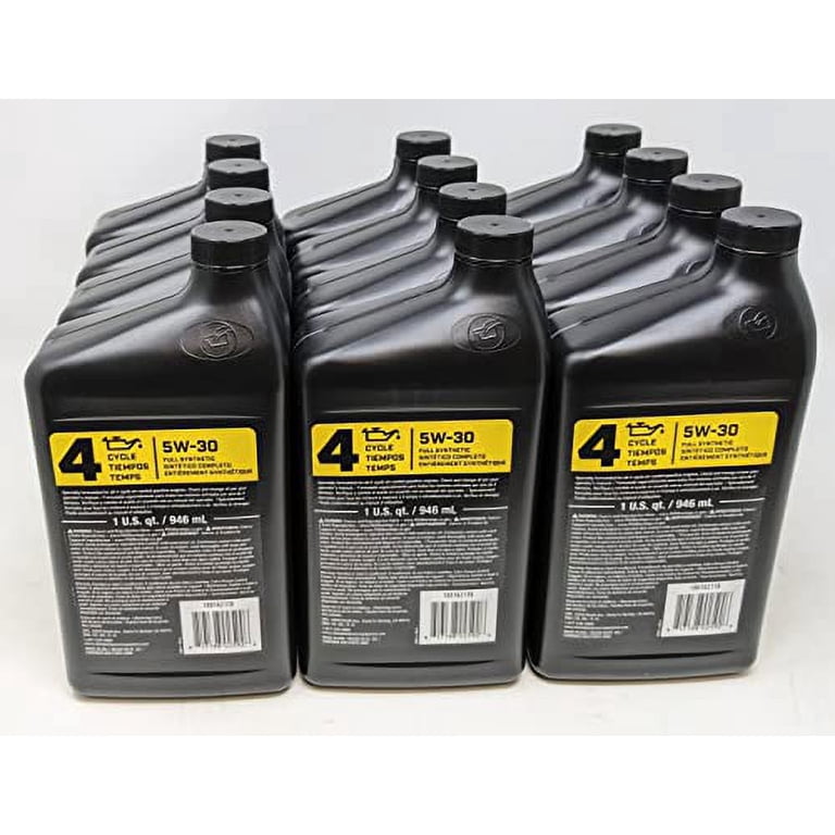 ACDelco Dexos2 5W-30 Full Synthetic Motor Oil - Case Of 12 Quarts (10-9129 / 19354306)
