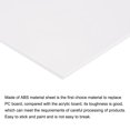 thumbnail image 4 of ABS Plastic Sheet 7 Inch x 4 Inch x 0.12 Inch ABS Styrene Sheets White, 4 of 6