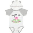 thumbnail image 3 of Inktastic Yaya's Girl Heart Flowers Girls Baby Bodysuit, 3 of 5