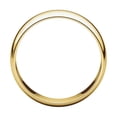 thumbnail image 2 of 10k Yellow Gold 6mm Light Half Round Band Ring - 4.4 Grams - Size 10, 2 of 2