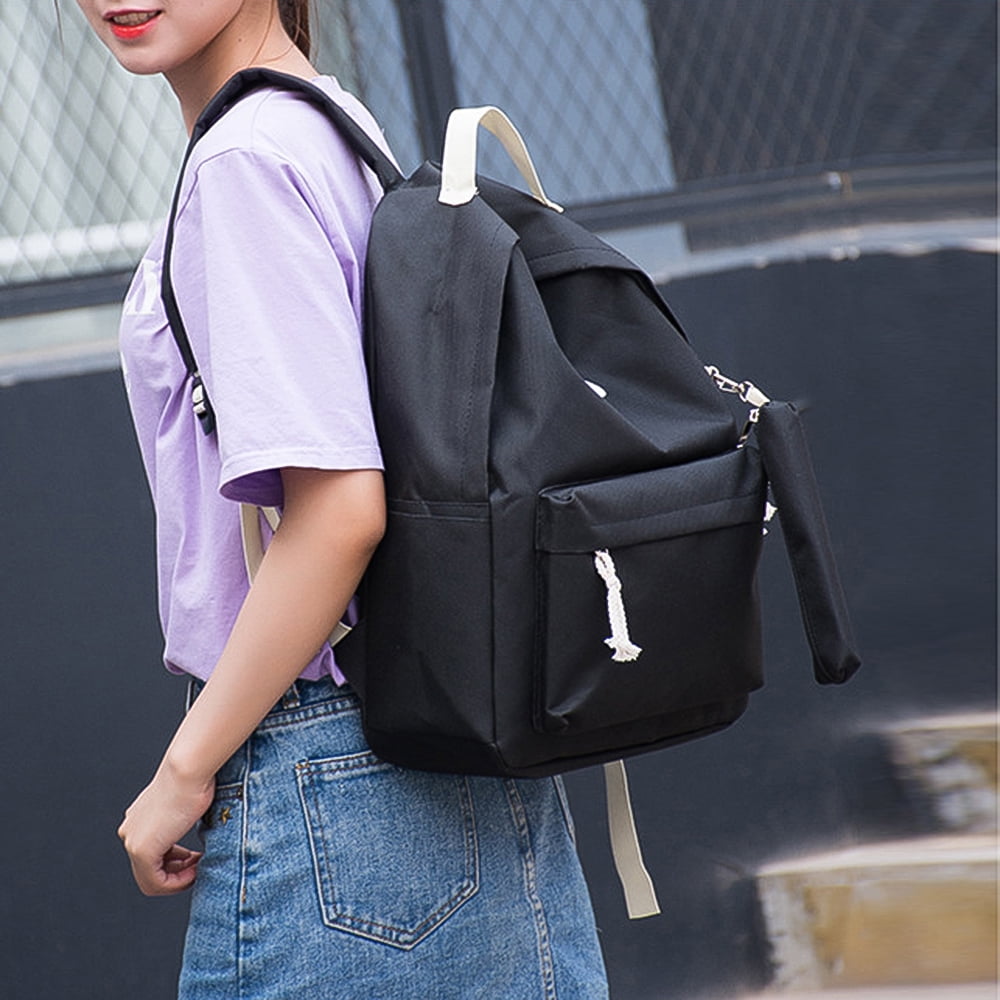 5 Set Student School Bag, School Backpack for Teens, Cartoon Canvas Backpack for Teenager Boy and Girl 5 Set Student School Bag, School Backpack for Teens, Cartoon Canvas Backpack for Teenager Boy and Girl