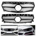 thumbnail image 1 of Rejilla, rejilla de parachoques delantero, accesorio de rejilla de parachoques brillante para Mercedes Benz, rendimiento comprobado, 1 of 9