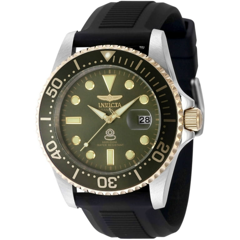 Invicta 48217 Men's Pro Diver Military Green Dial Bracelet Watch