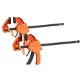 thumbnail image 2 of Quick Release Bar Clamps for Woodworking 12 Inch 2-Pack - One-Handed Clamp/Spreader 340 lbs, Heavy Duty F-Clamps, 2 of 11