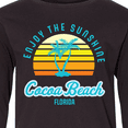 thumbnail image 4 of Inktastic Summer Enjoy the Sunshine Cocoa Beach Florida in Blue Long Sleeve Youth T-Shirt, 4 of 5