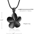 thumbnail image 2 of Personalized Flower Cremation Ashes Urn Necklace for Ashes for Women/Men Cremation Jewelry for Ashes with Funnel Filler Memorial Jewelry Gifts for Women, 2 of 7
