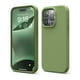 thumbnail image 1 of Funda de silicona líquida Elago para iPhone 15 Pro, color verde, 1 of 6