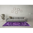 thumbnail image 3 of Ahgly Company Indoor Rectangle Persian Purple Bohemian Area Rugs, 6' x 9', 3 of 4