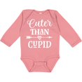 thumbnail image 3 of Inktastic Valentine Day Cuter Than Cupid Boys or Girls Long Sleeve Baby Bodysuit, 3 of 5