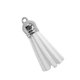 thumbnail image 3 of Wosthever 28 piezas bolsa Keychian encantos único exquisito llavero borlas Simple llavero borla adorno DIY accesorio para bolsos llaves Artesanía Blanco Wosthever HA059646-13B, 3 of 6
