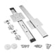thumbnail image 3 of Rieles deslizantes para puertas de gabinetes abatibles ocultos, herrajes deslizantes con bisagras para puertas 450 mm, 3 of 9