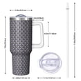 thumbnail image 2 of Modern 40oz Tumbler– Stainless Steel Insulated Tumbler with Handle and Straw, Large Capacity Travel Cup for Hot & Cold Drinks, 2 of 7