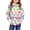 Multicolor, variant on Abtuhar Fall Hooded Sweatshirt for Boys and Girls Crew Neck Long Sleeve Pullover Kids Top