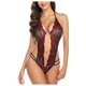 thumbnail image 5 of Gibobby Lencería mujer erótica Conjunto de sujetadores sexy súper push-up para mujer, lencería transparente, brasier de encaje y bragas a juego para mujer(Rojo, CH), 5 of 5