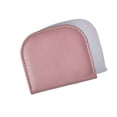 thumbnail image 1 of Monedero pequeño de color sólido con forma de semicírculo para mujer, billetera de moda sencilla con cierre para damas y estudiantes, 1 of 6