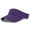 Dark Purple, variant on Sun Visor Hat Adjustable Open Top Cap Lightweight Running Sports Visor Hat for Men Women Solid Color