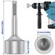 thumbnail image 2 of SDS-Plus T Post Ground Rod Driver, Drill Bit Driver Hammer Drill Rod Converter for Hammer Drill Grounding Rods D, 2 of 5