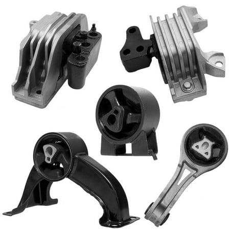 4M Auto Parts Engine Mounts Engine Torque Strut Mount & Automatic Transmission Mount 5PCS Set. (6 Speed Vehicles Only)