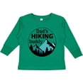 thumbnail image 3 of Inktastic Dad's Hiking Buddy with Mountains and Trees Boys or Girls Long Sleeve Toddler T-Shirt, 3 of 5
