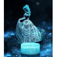 thumbnail image 3 of Princess Night Light para 16 colores cambiantes Regalo de cumpleaños para niños-- Sincero  Electrónica, 3 of 5