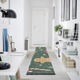 thumbnail image 4 of Yayeee Runner Rug for Bedroom 2'x6' Machine Washable Hallway Non Slip Mat, Christmas Gingerbread, 4 of 8