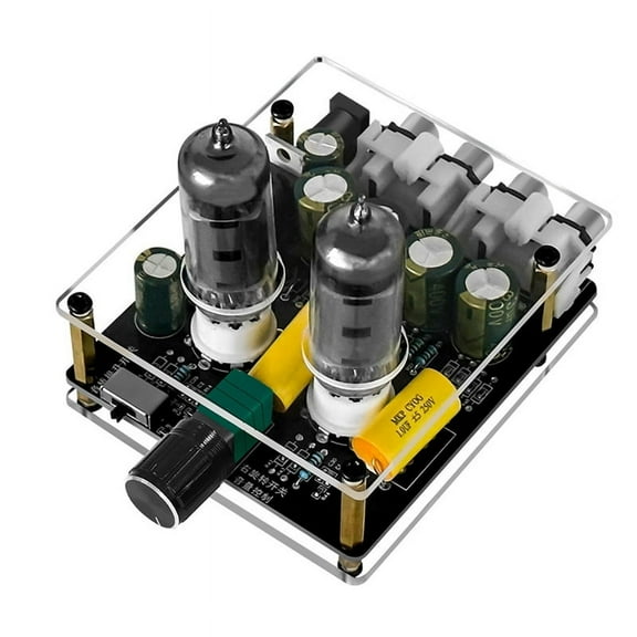 Audio Amplifier 6j3 Vacuum Tube with HIFI Preamplifier DC Input Bile Buffer Speaker Upgraded for Home Theater DIY