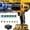 No battery+Adapter, variant on 20V Brushless Impact Wrench 1200Nm 3300RPM, Variable Speed, for Auto Repair, Construction, Home Maintenance, Ideal Gift