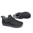 thumbnail image 2 of Mens Extra Wide Slip On Shoes, Breathable Knit Upper Air Cushion Sole Non Slip Casual Sneakers for Wide Feet Swollen Feet, 2 of 6