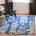 thumbnail image 4 of SAFAVIEH Adirondack Montague Distressed Geometric Area Rug, Silver/Blue, 9' x 12', 4 of 12