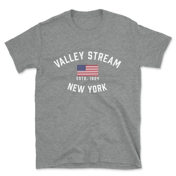 Valley Stream New York Patriot Men's Cotton T-Shirt