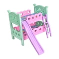 thumbnail image 1 of 1/12 1/6 casa de muñecas en miniatura, modelo de cama, accesorios de decoración para muñecas, suministros de paisaje de juguete, juego de simulación Estilo A, 1 of 8