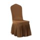 thumbnail image 5 of 12 Colores Disponibles, Para Sillas Asiento Completo Cubierta Spandex Estiramiento Corto Banquete Suministros Para Bodas café Baoblaze Cubiertas de la silla del Spandex, 5 of 7