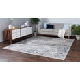 thumbnail image 3 of Rugs.com Oregon Collection Rug – 6 Ft Square Gray Low-Pile Rug Perfect For Living Rooms, Kitchens, Entryways, 3 of 9