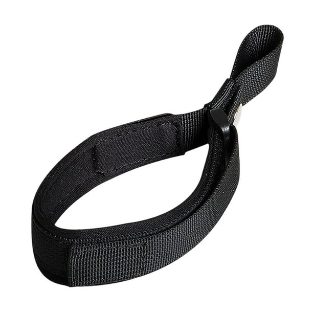 Correa de muñeca para perro, correa corta para perro, correa de seguridad ajustable de nailon para la muñeca negro