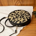 thumbnail image 6 of SUGARMOM Stylish Leopard Print Women‘s One Shoulder Crossbody Round Bag, 6 of 7