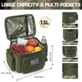 thumbnail image 2 of Tactical Lunch Box for Men Military Heavy Duty Lunch Bag Work Leakproof Insulated Durable Thermal Cooler Bag Meal Camping Picnic, 2 of 5