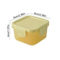 thumbnail image 3 of Mini Fresh Box with Lid, Food Dispenser, Transparent Storage Box, Compact and Portable, Leak-Proof, Microwave Safe for Snacks and Baby Food, 3 of 6