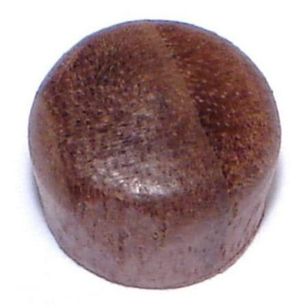 3/8  Walnut Wood Round Head Plugs SHBRW-085 (100 pcs.)
